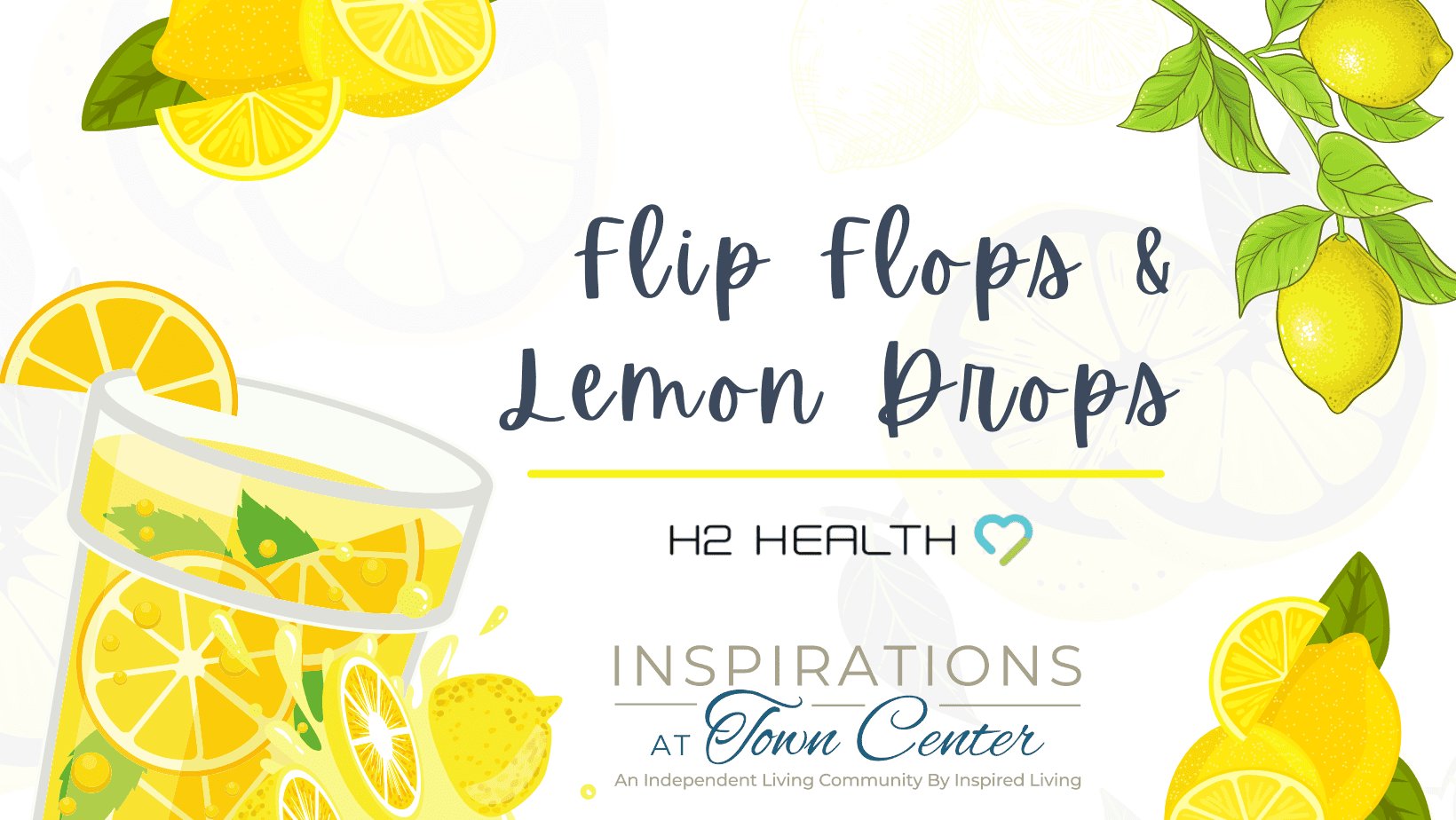 Flip Flops Lemon Drops Inspirations Facebook Cover