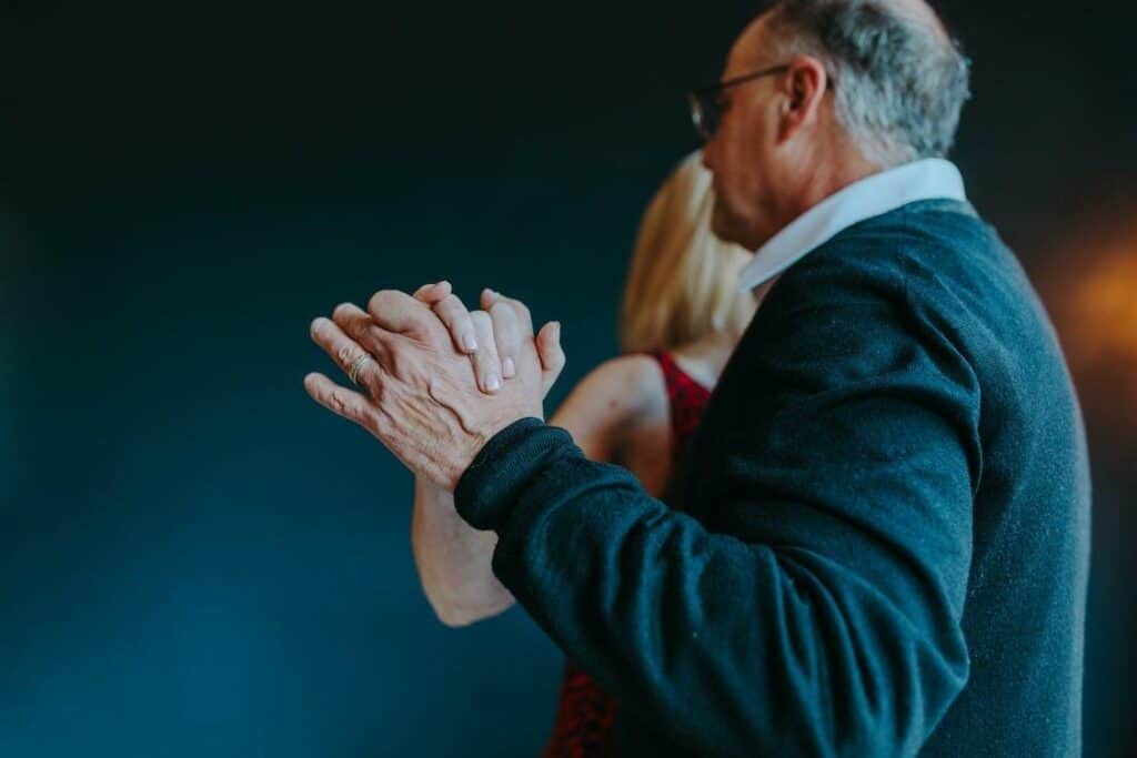 Senior Citizen Couple Dancing