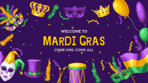 Mardi Gras Carnaval Facebook cover